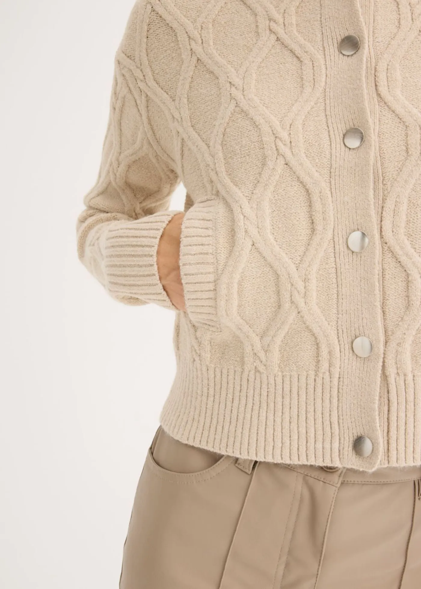 Clearance Chaqueta bomber con contenido de lana Mujer Jerséis|Ropa De Punto