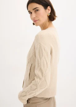 Clearance Chaqueta bomber con contenido de lana Mujer Jerséis|Ropa De Punto