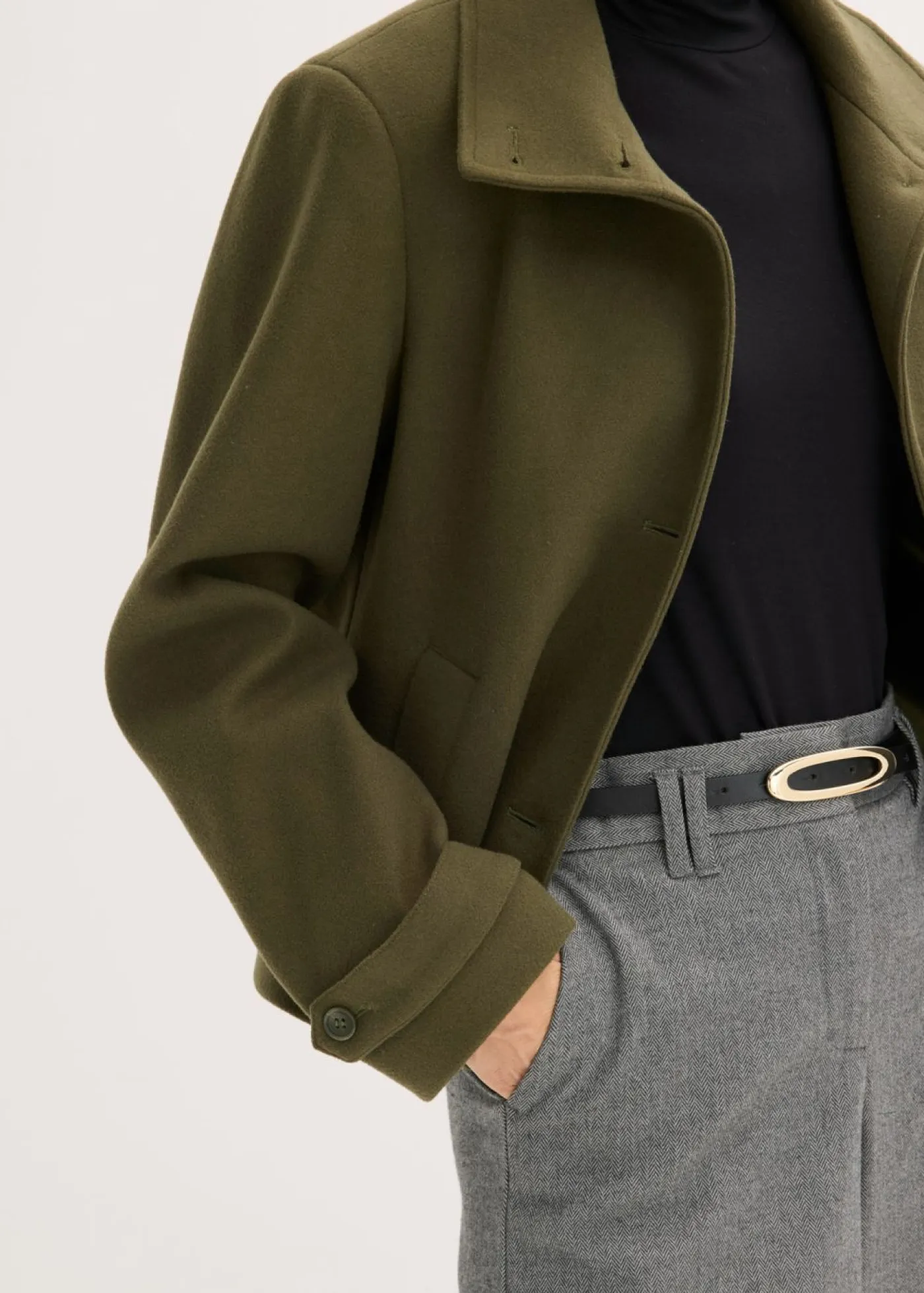 Discount Chaqueta con aspecto de lana Mujer Chaquetas Y Abrigos