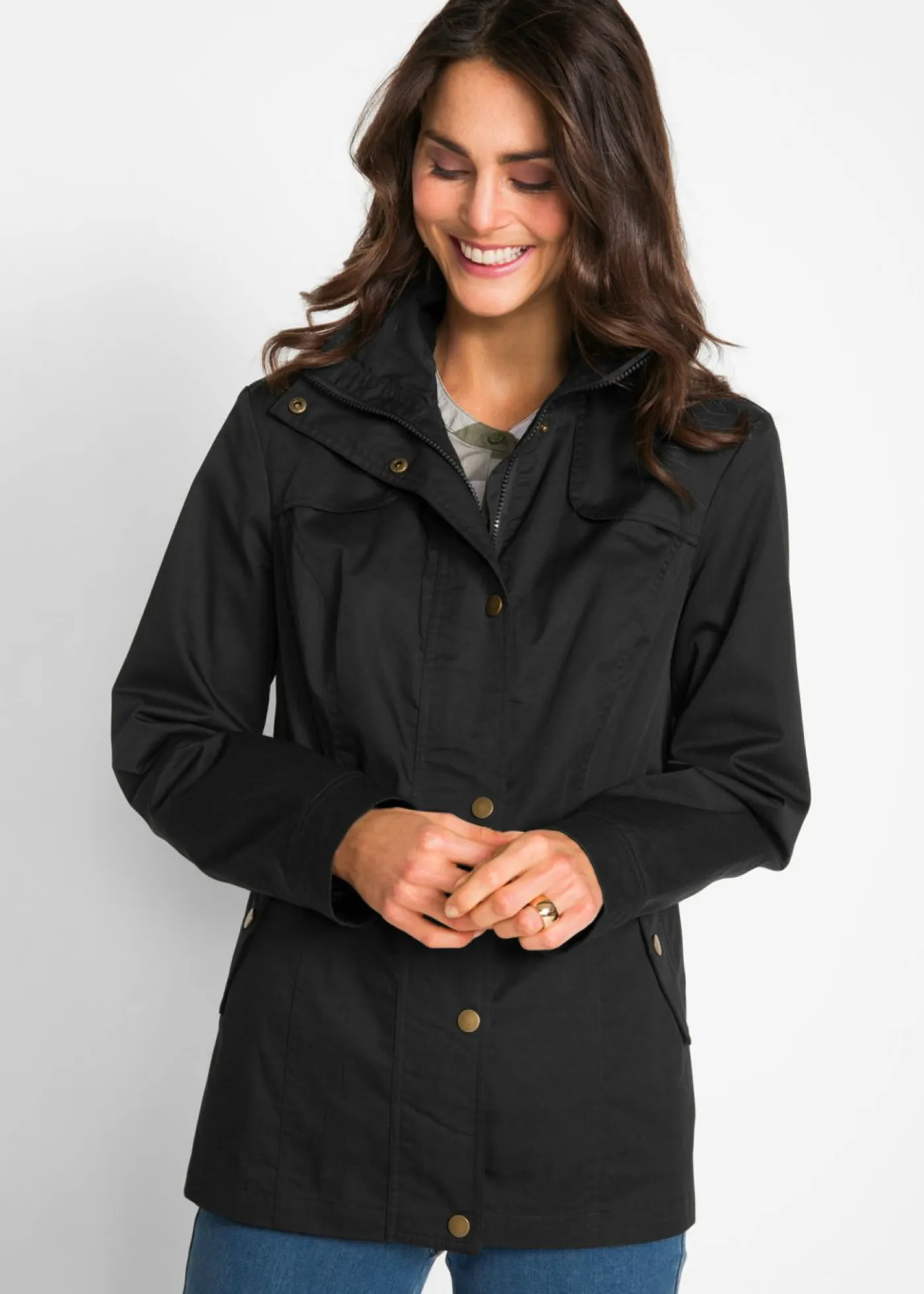 Online Chaqueta con cuello alto Mujer Chaquetas Y Abrigos