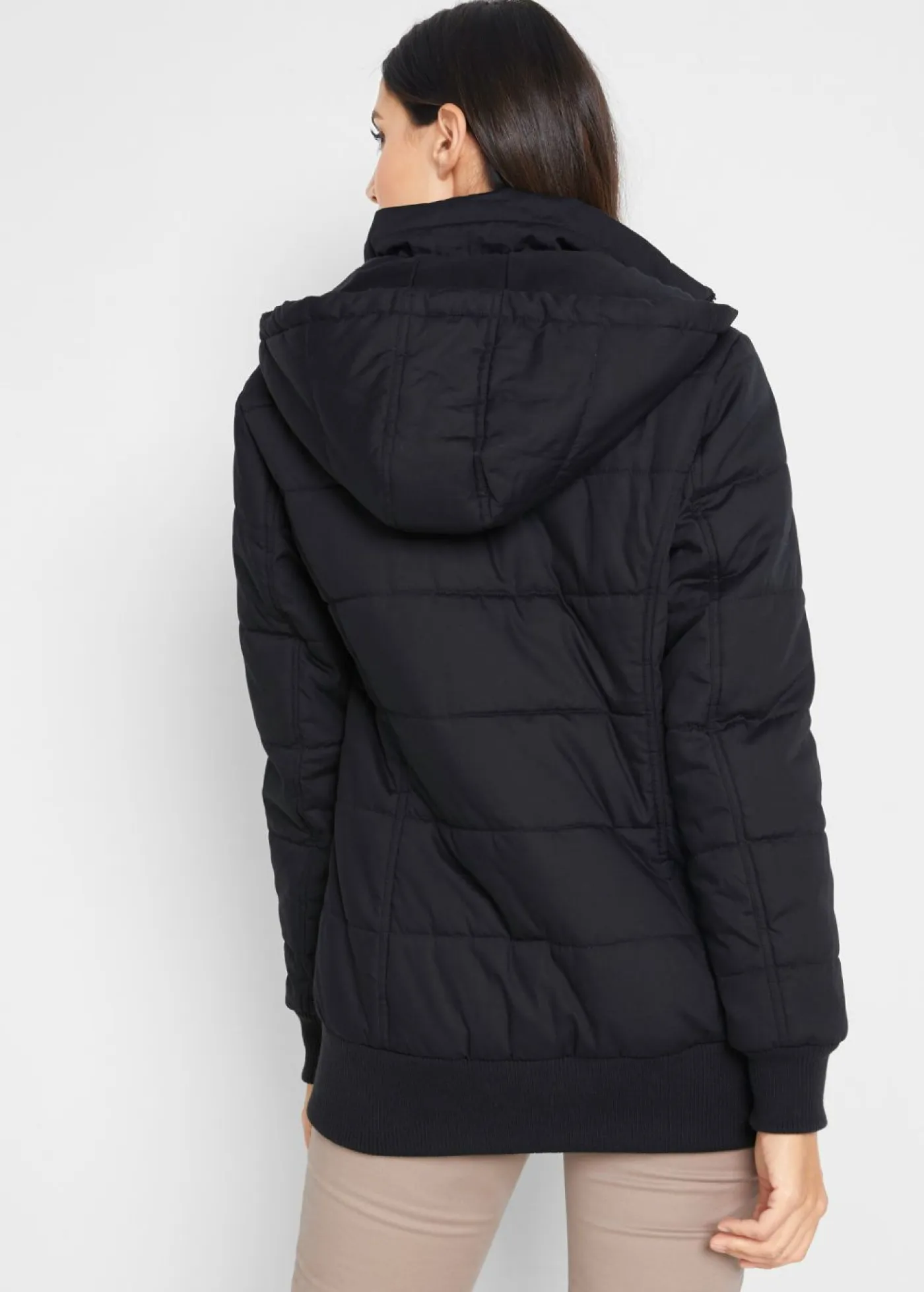 New Chaqueta con detalles de piel sintética para exteriores Mujer Chaquetas Y Abrigos