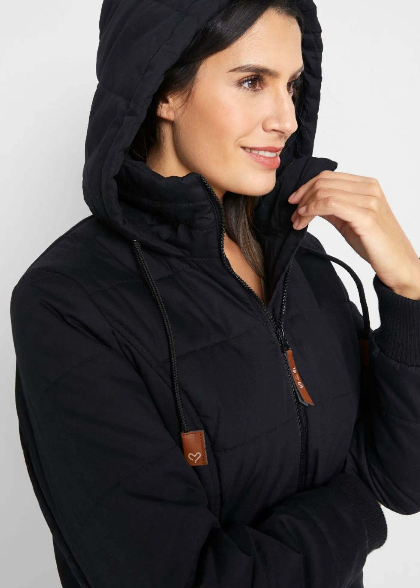New Chaqueta con detalles de piel sintética para exteriores Mujer Chaquetas Y Abrigos