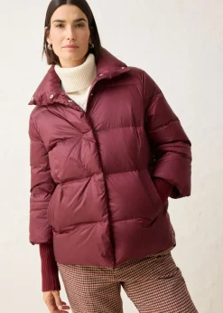 Best Chaqueta con plumón reciclado y mangas de punto Mujer Premium|Chaquetas Y Abrigos
