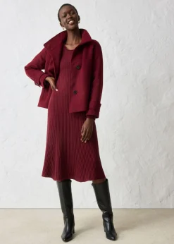 Chaqueta con suave contenido de lana Mujer Premium|Chaquetas Y Abrigos