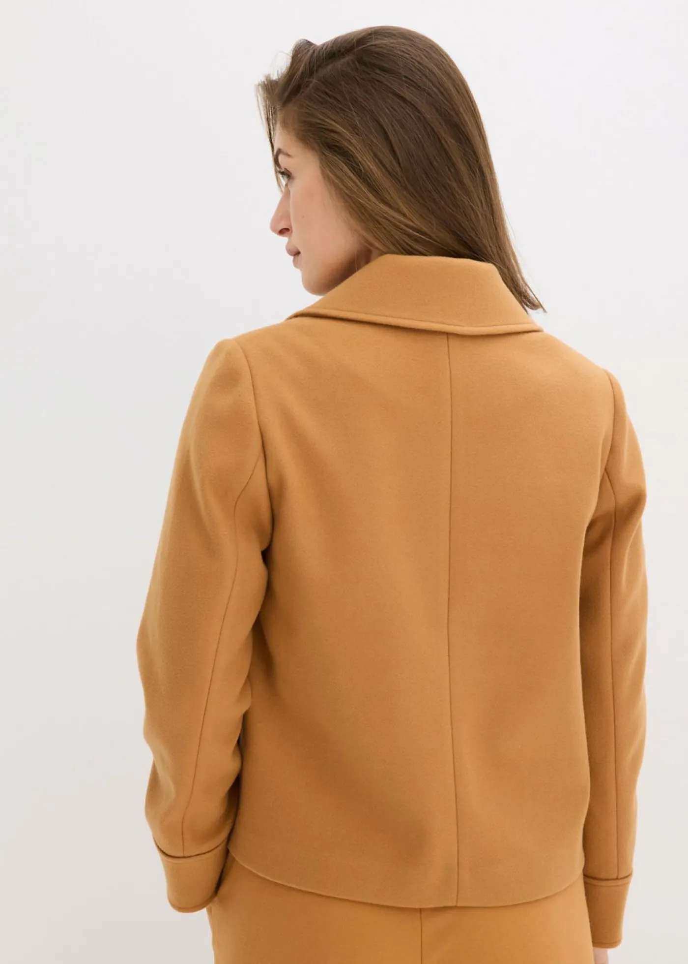 Online Chaqueta corta con aspecto de lana Mujer Chaquetas Y Abrigos