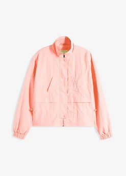 Hot Chaqueta corta con cordón ajustable en la cintura Mujer Chaquetas Y Abrigos