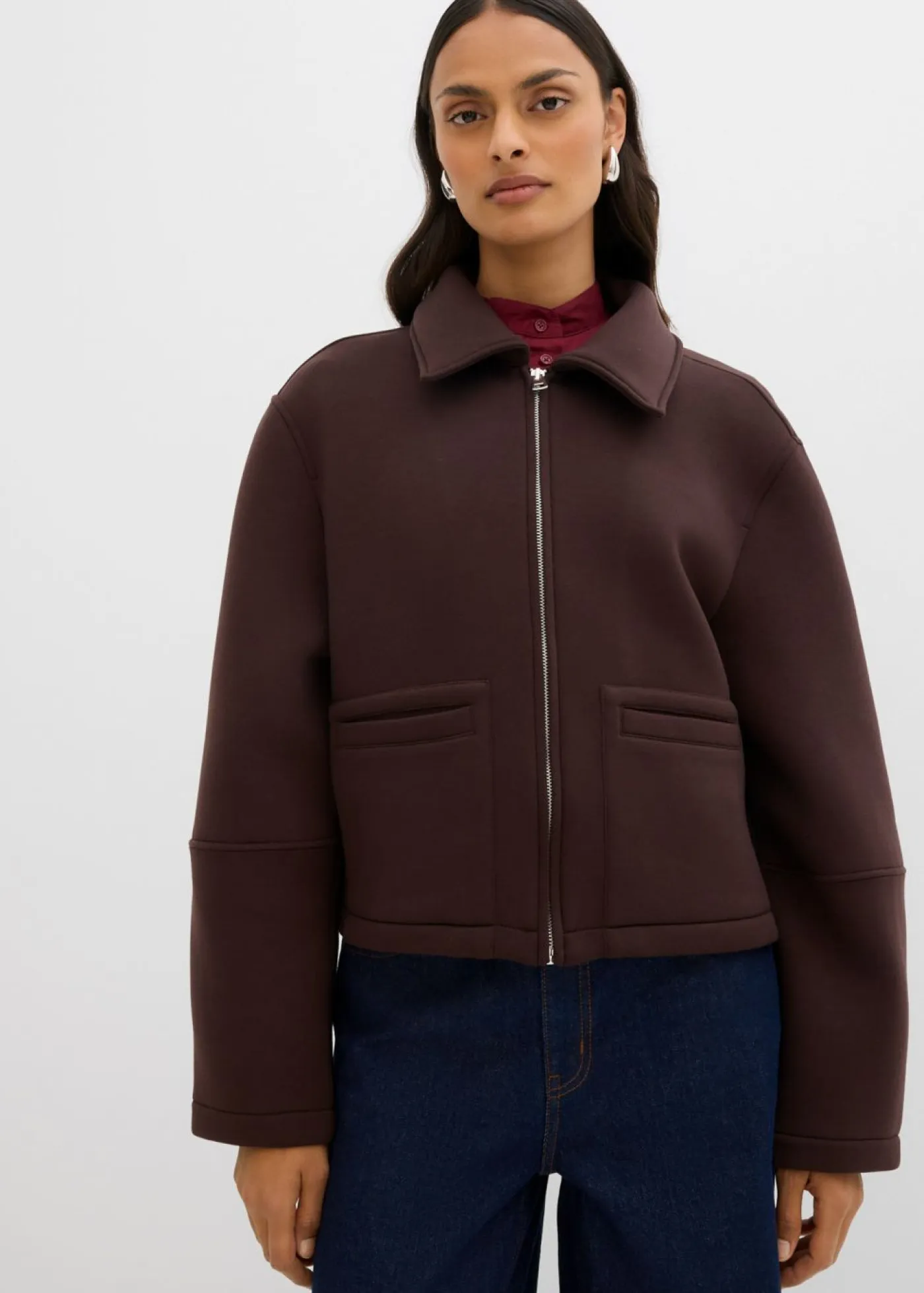 Chaqueta corta de neopreno Mujer Esenciales|Chaquetas Y Abrigos