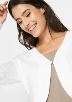 Discount Chaqueta corta de punto con viscosa Mujer Jerséis|Ropa De Punto