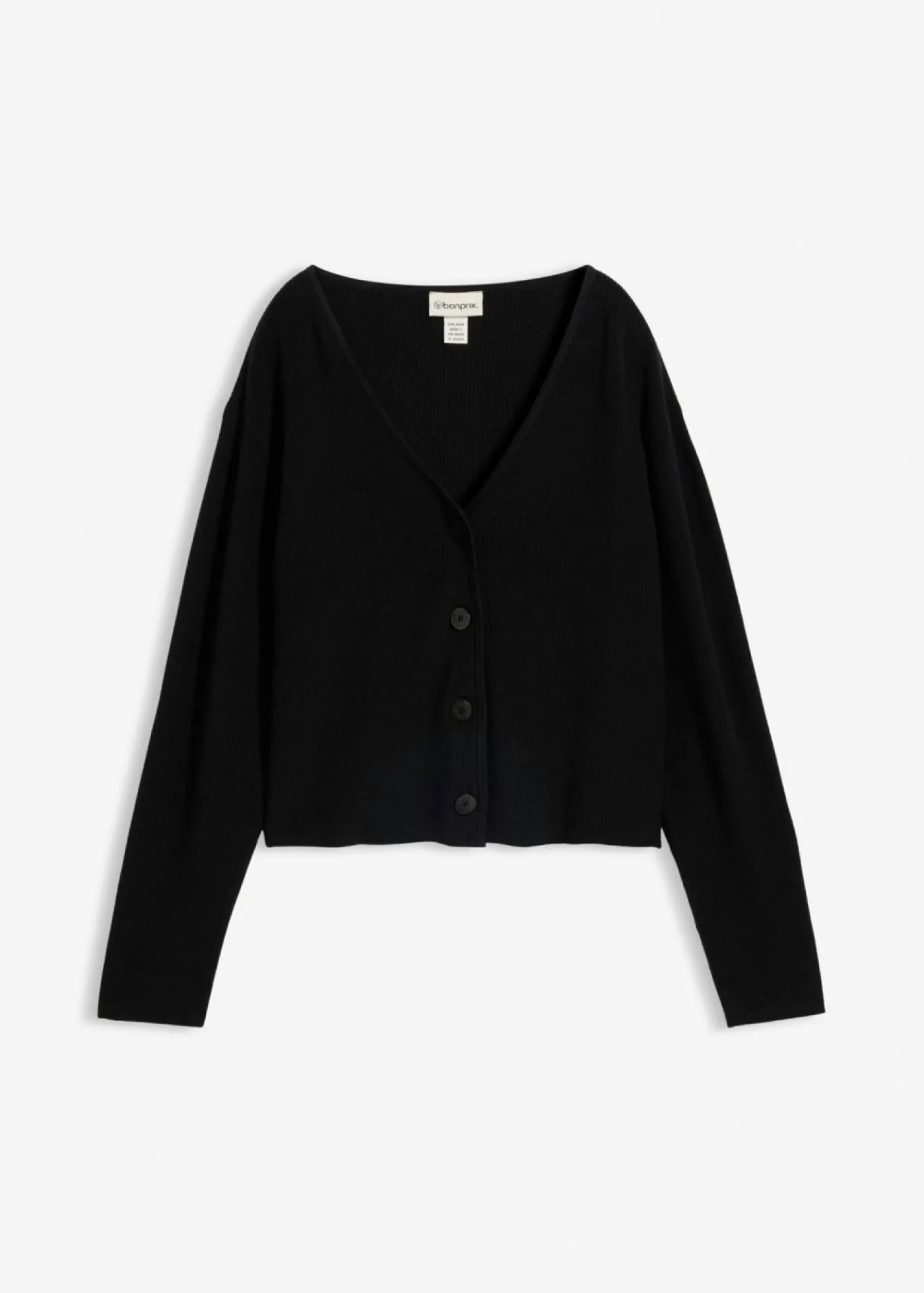 Sale Chaqueta corta de punto de algodón orgánico puro Mujer Básicos|Jerséis