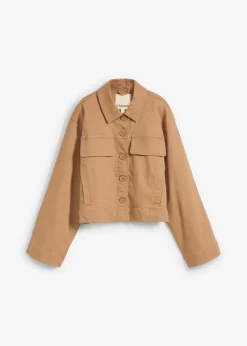 Hot Chaqueta corta de sarga Mujer Chaquetas Y Abrigos