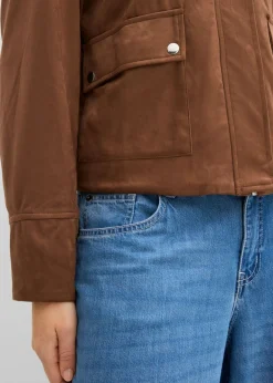 Discount Chaqueta de ante sintético Mujer Chaquetas Y Abrigos|Novedades