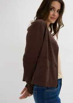 Online Chaqueta de ante sintético Mujer Chaquetas Y Abrigos