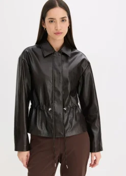 Hot Chaqueta de charol sintético Mujer Chaquetas Y Abrigos