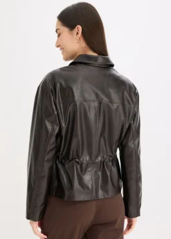 Hot Chaqueta de charol sintético Mujer Chaquetas Y Abrigos