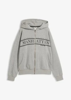 Sale Chaqueta de chándal ancha con capucha de algodón orgánico puro Mujer Ropa Cómoda