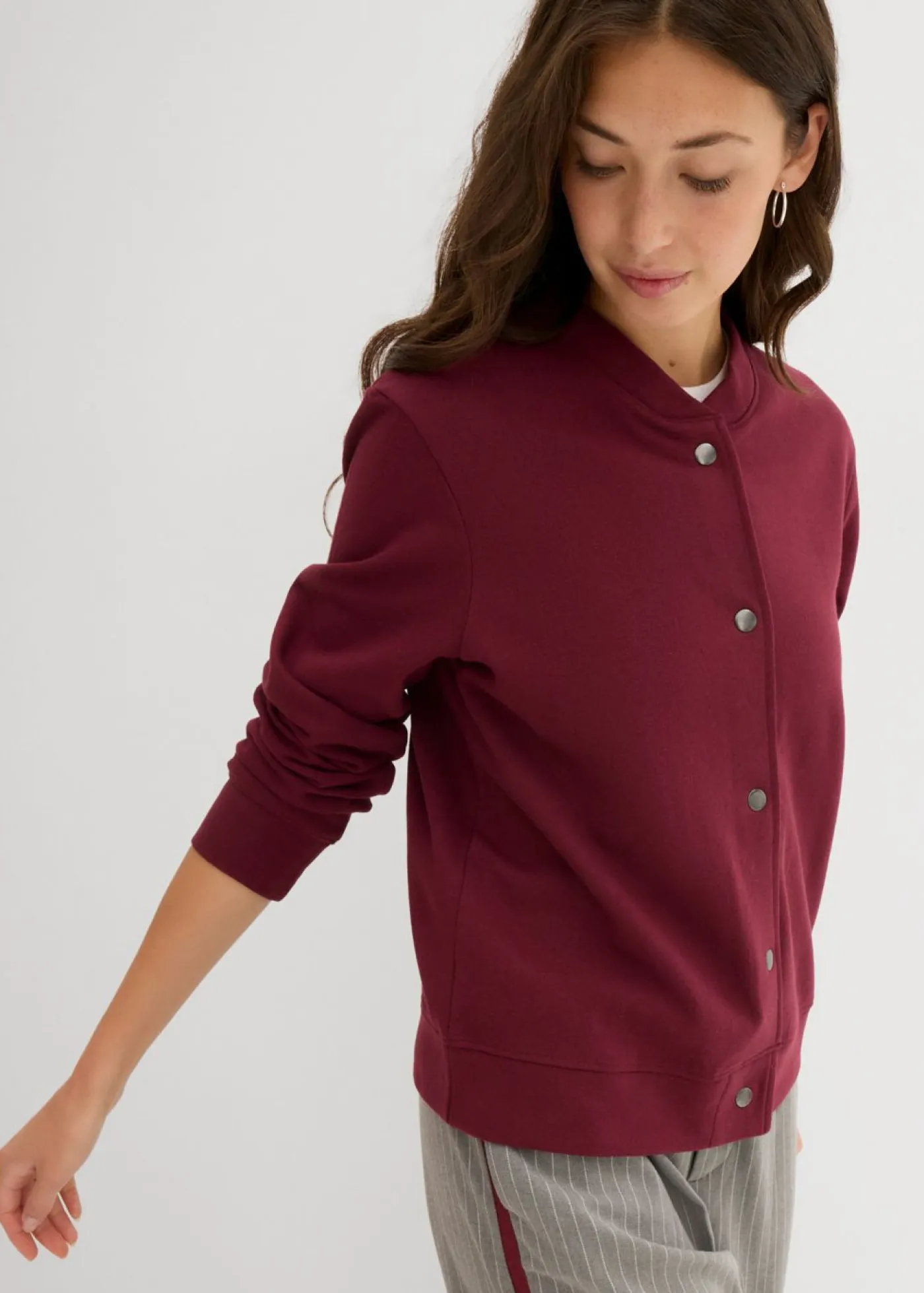Online Chaqueta de chándal con botones Mujer Ropa Cómoda