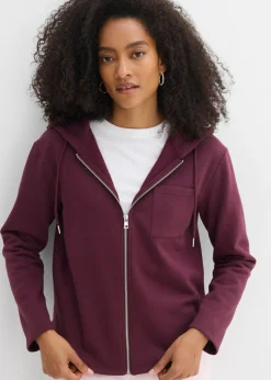 Hot Chaqueta de chándal con capucha y poliéster reciclado Mujer Ropa Cómoda