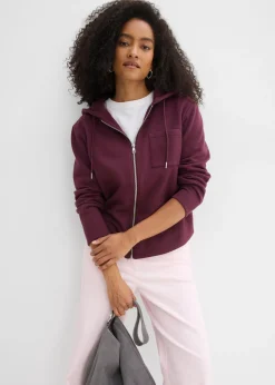 Hot Chaqueta de chándal con capucha y poliéster reciclado Mujer Ropa Cómoda
