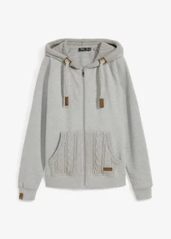 New Chaqueta de chándal con capucha de punto y bolsillo Mujer Ropa Cómoda