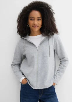 Discount Chaqueta de chándal con capucha y poliéster reciclado Mujer Ropa Cómoda