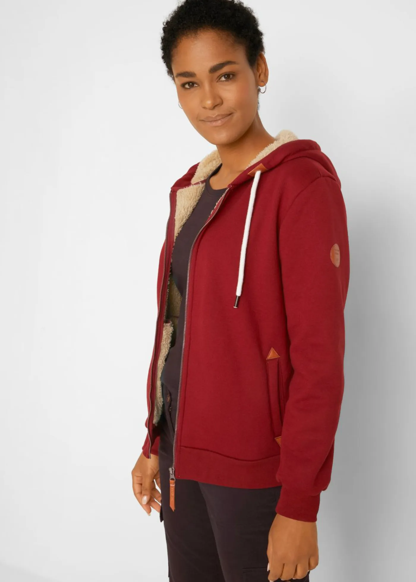 Online Chaqueta de chándal con forro polar Mujer Ropa Cómoda