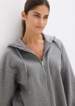 Outlet Chaqueta de chándal de algodón orgánico puro Mujer Básicos|Ropa Cómoda