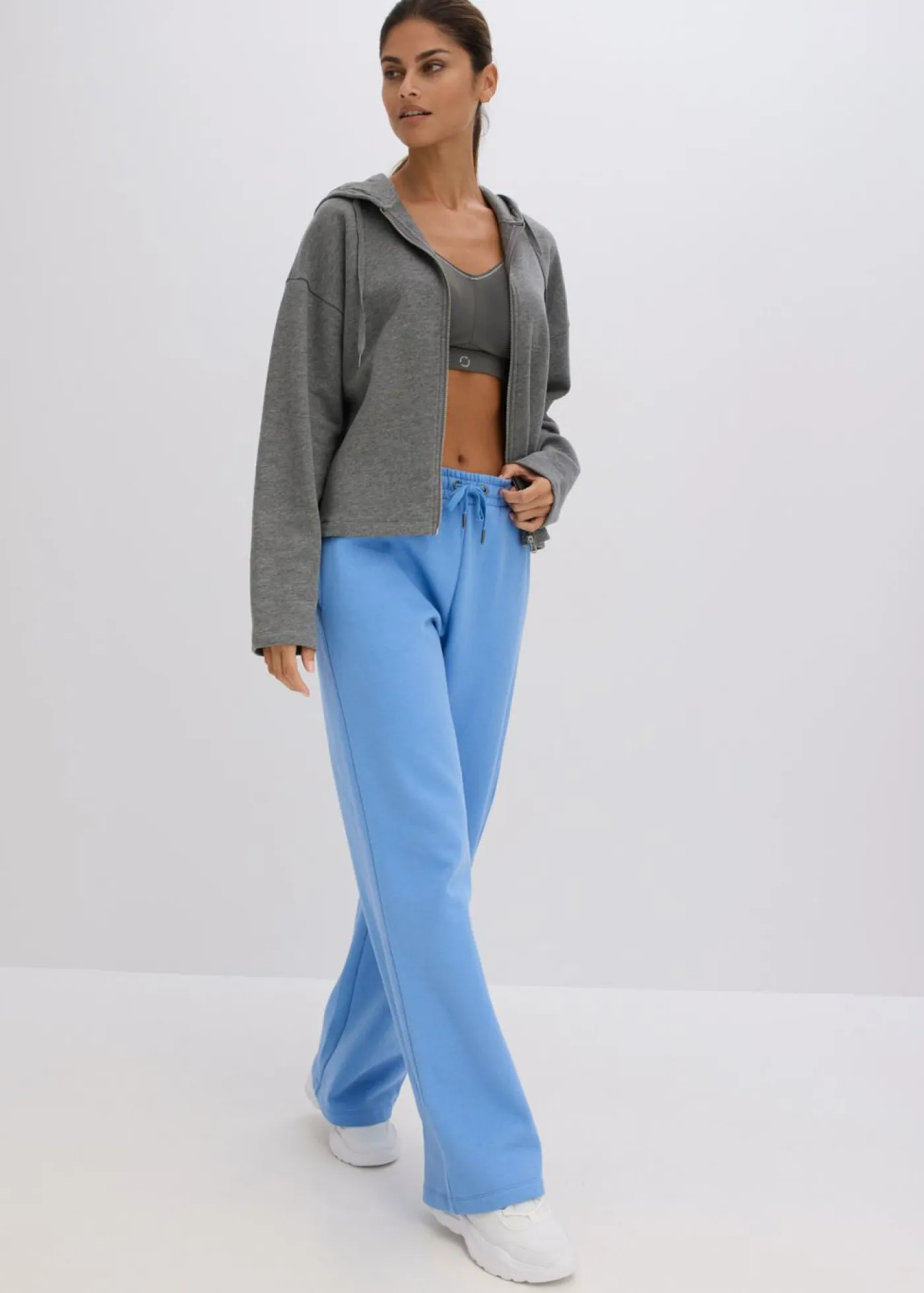 Outlet Chaqueta de chándal de algodón orgánico puro Mujer Básicos|Ropa Cómoda
