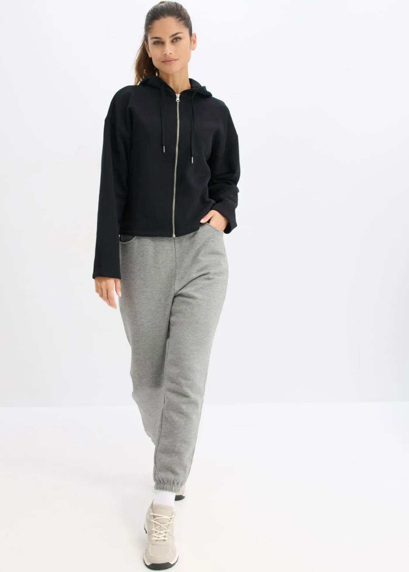 Best Chaqueta de chándal de algodón orgánico puro Mujer Básicos|Ropa Cómoda