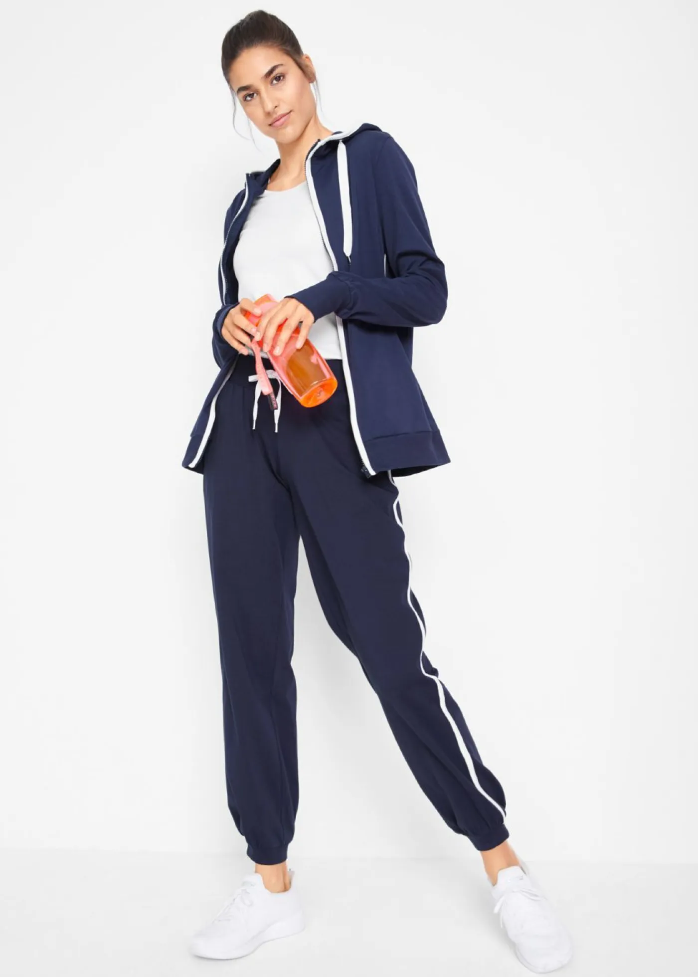 Discount Chaqueta de chándal elástica con algodón Mujer Ropa Cómoda