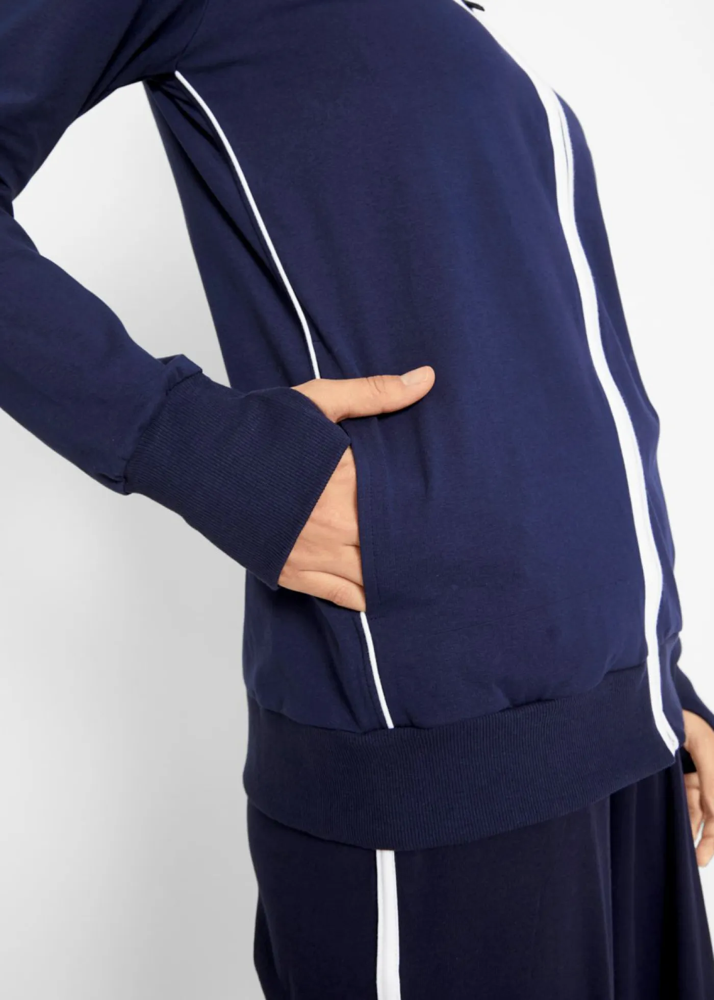 Discount Chaqueta de chándal elástica con algodón Mujer Ropa Cómoda