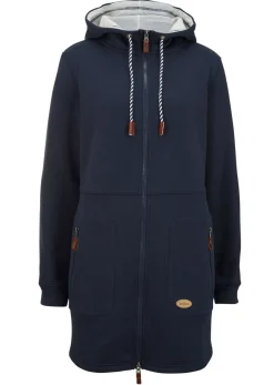 Sale Chaqueta de chándal larga con capucha Mujer Ropa Cómoda