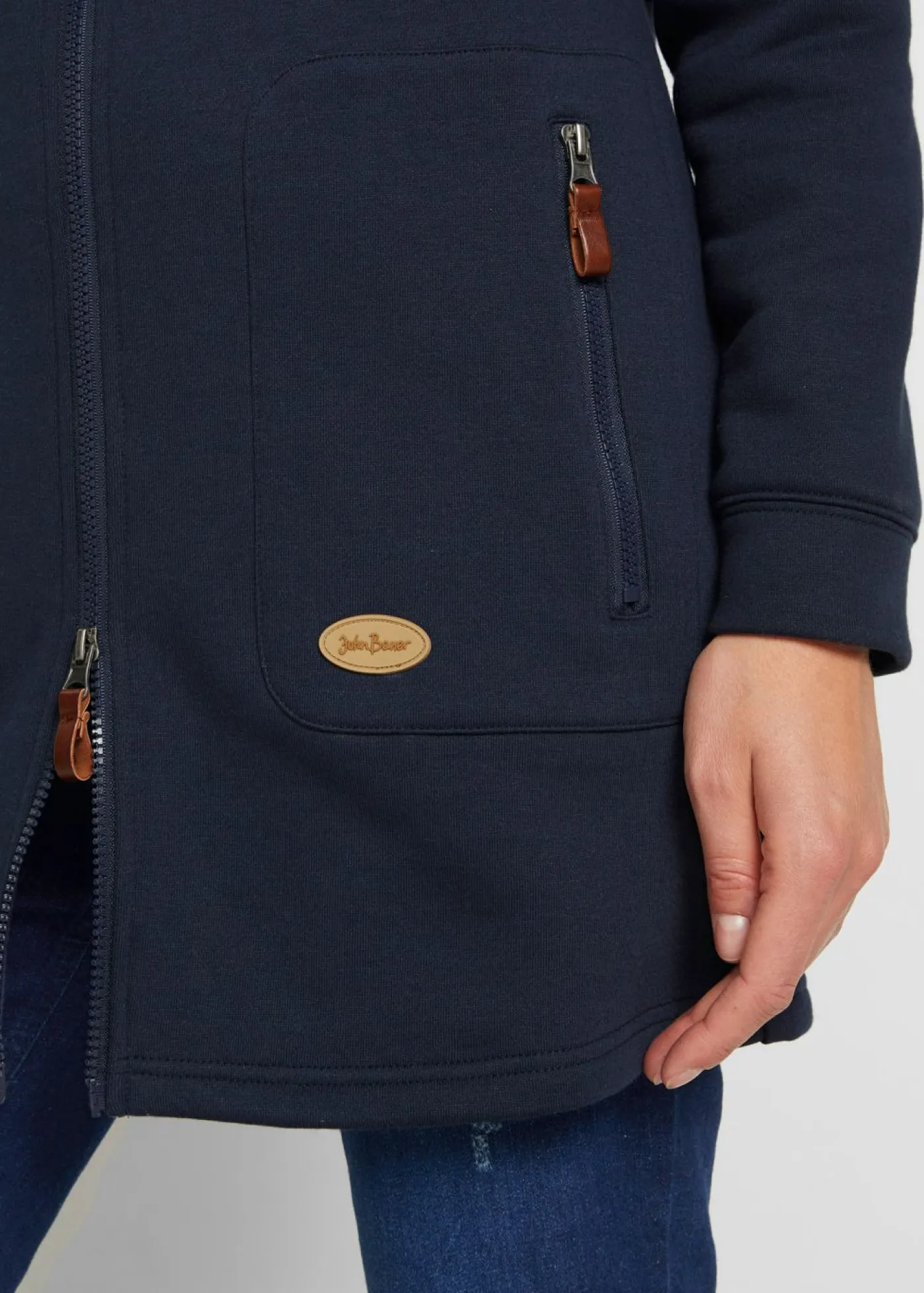 Sale Chaqueta de chándal larga con capucha Mujer Ropa Cómoda