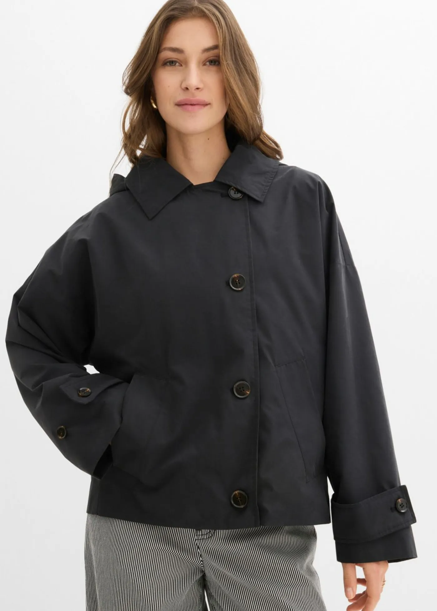 Outlet Chaqueta de entretiempo oversize Mujer Esenciales|Chaquetas Y Abrigos