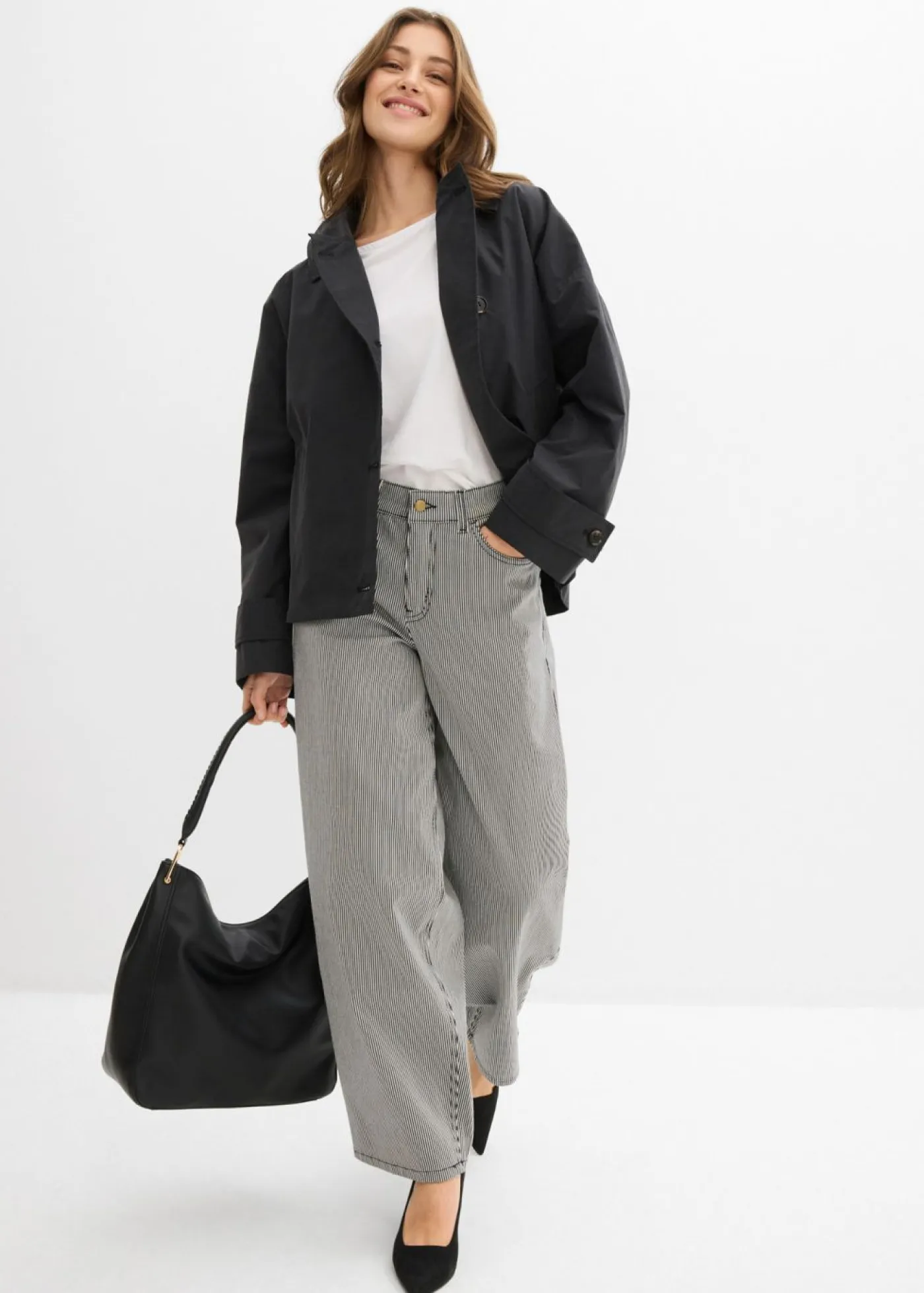 Outlet Chaqueta de entretiempo oversize Mujer Esenciales|Chaquetas Y Abrigos
