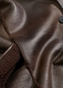 Clearance Chaqueta de imitación de piel de cordero Mujer Chaquetas Y Abrigos