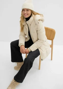 Clearance Chaqueta de invierno con cintura ajustable Mujer Chaquetas Y Abrigos