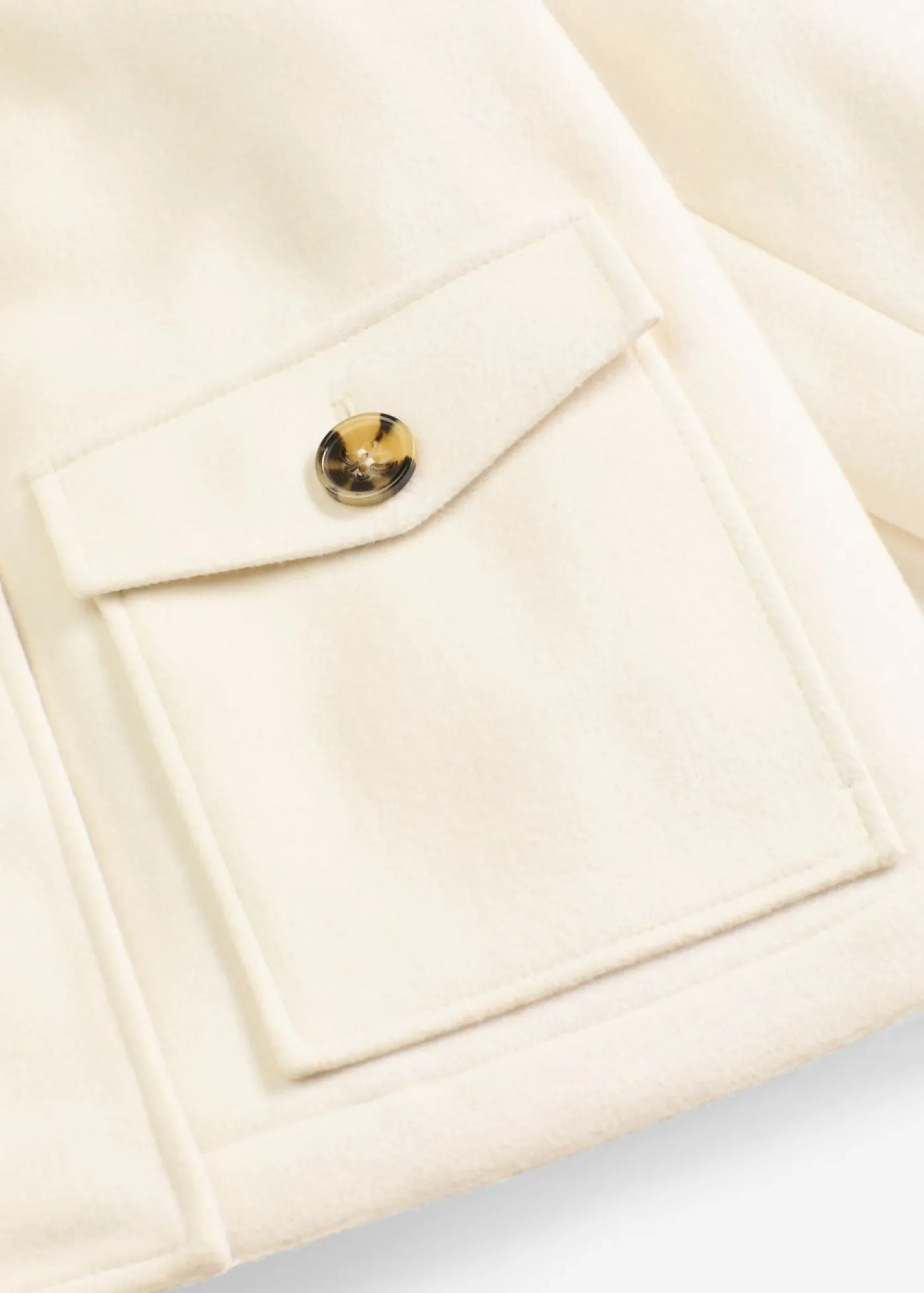 Discount Chaqueta de invierno con aspecto de lana Mujer Chaquetas Y Abrigos