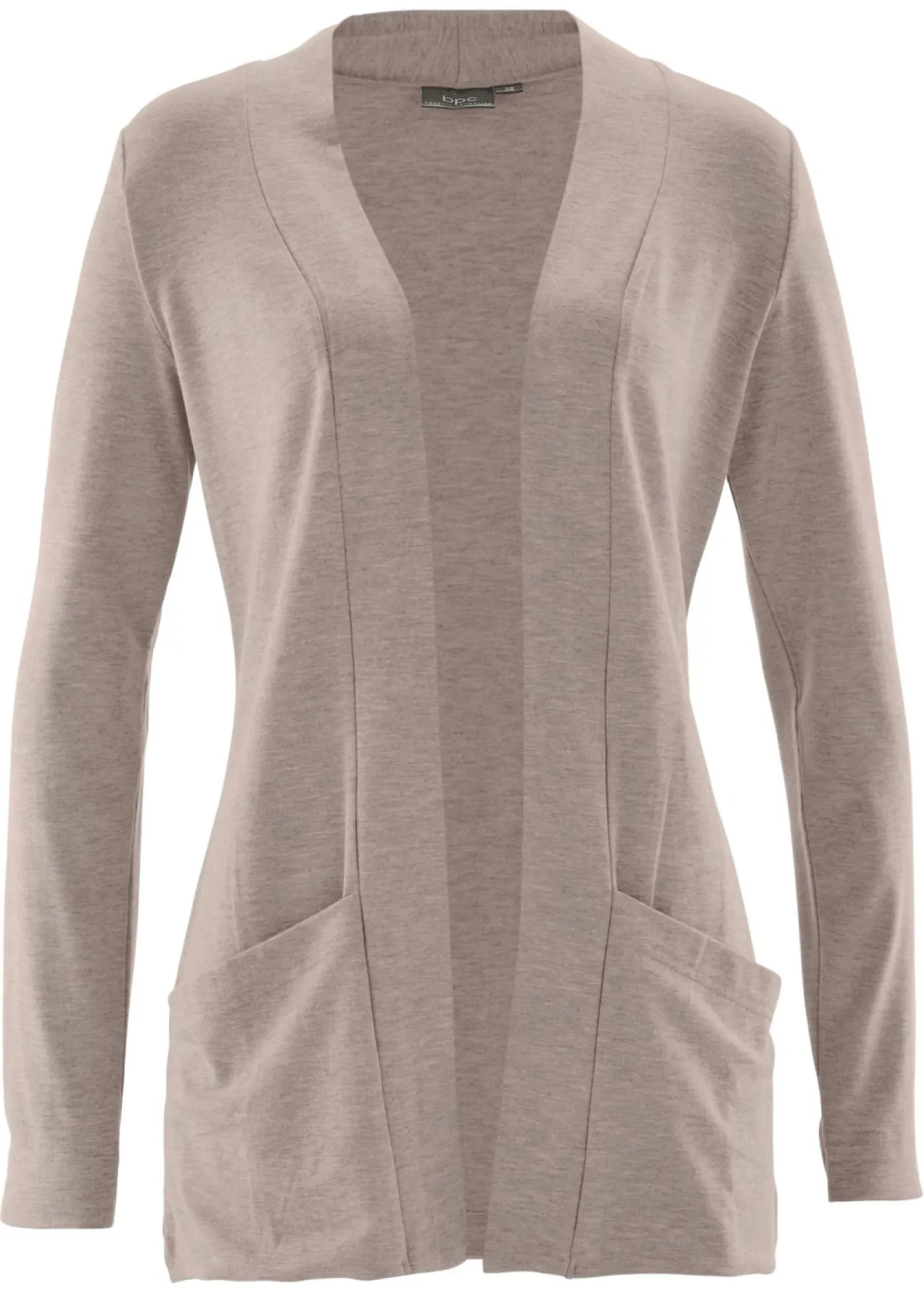 Chaqueta de mezcla de viscosa suave Mujer Básicos|Camisetas