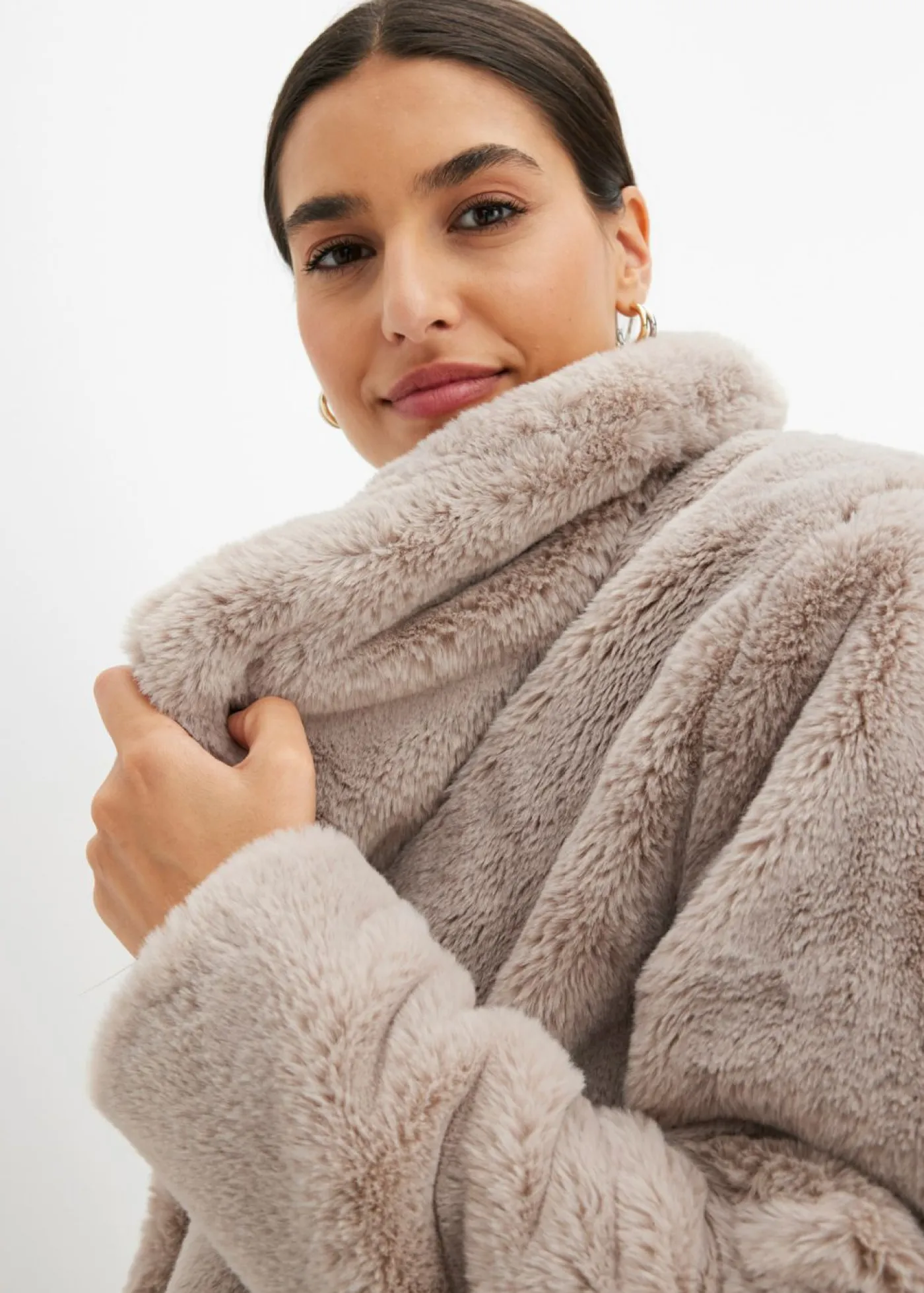 Clearance Chaqueta de pelo sintético Mujer Chaquetas Y Abrigos