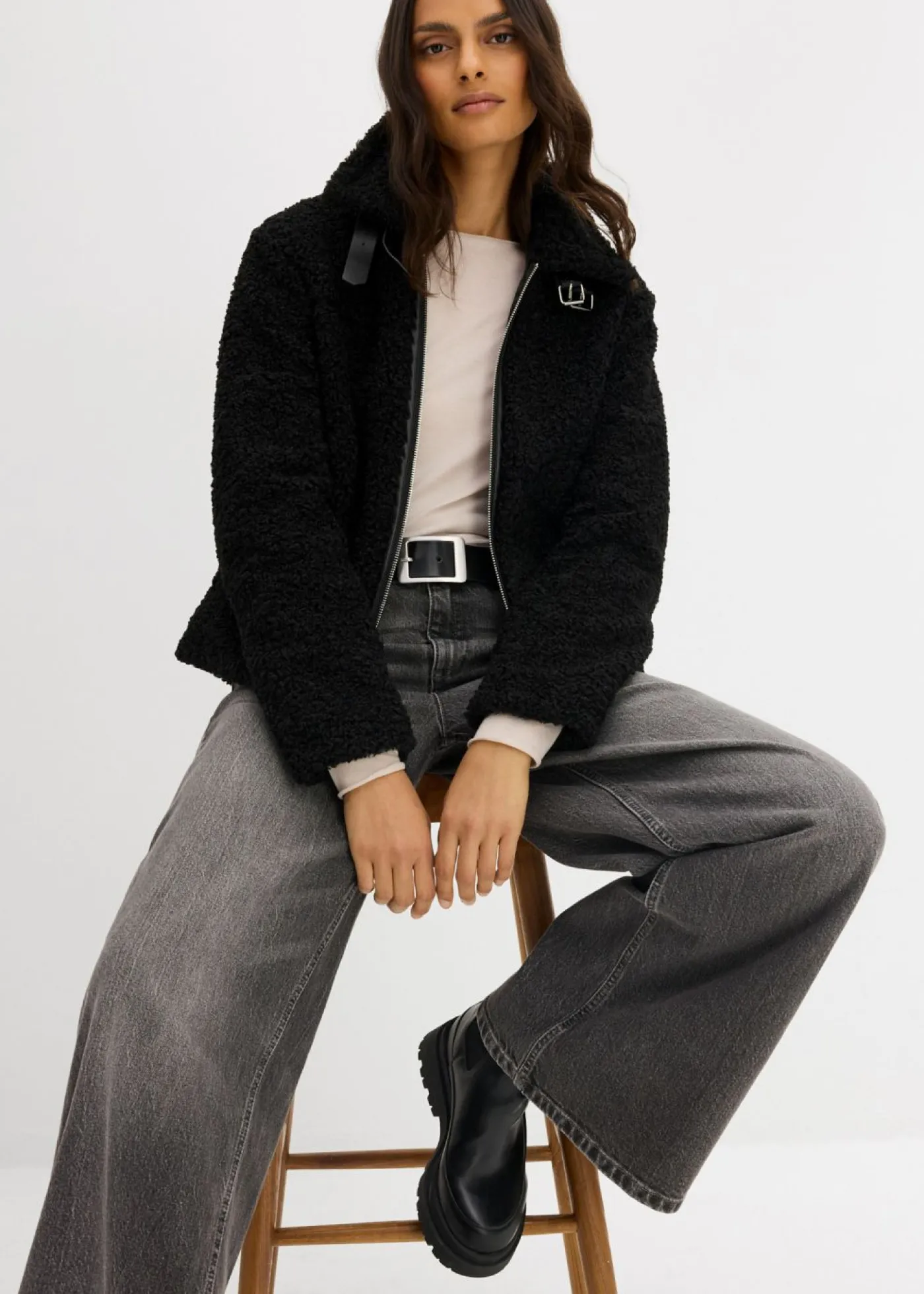 Online Chaqueta de pelo sintético Mujer Chaquetas Y Abrigos