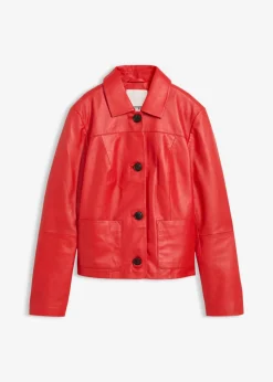 Sale Chaqueta de piel de napa de cordero suave Mujer Premium|Chaquetas Y Abrigos