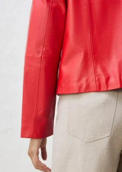 Sale Chaqueta de piel de napa de cordero suave Mujer Premium|Chaquetas Y Abrigos