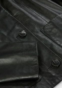 Hot Chaqueta de piel de napa de cordero suave Mujer Premium|Chaquetas Y Abrigos