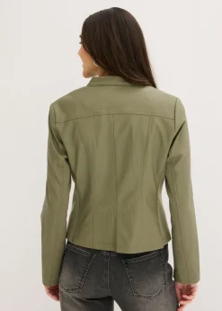 Best Chaqueta de piel sintética de viscosa pura Mujer Chaquetas Y Abrigos