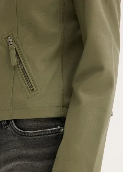 Best Chaqueta de piel sintética de viscosa pura Mujer Chaquetas Y Abrigos