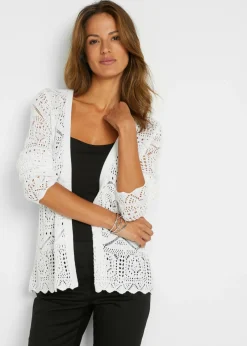 New Chaqueta de punto ajour Mujer Jerséis|Novedades