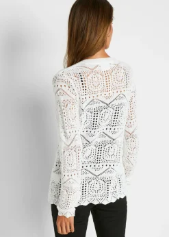 New Chaqueta de punto ajour Mujer Jerséis|Novedades