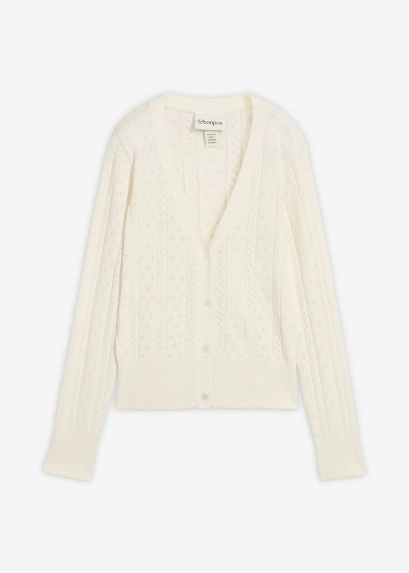 Outlet Chaqueta de punto ajour con mezcla de seda Mujer Premium|Jerséis
