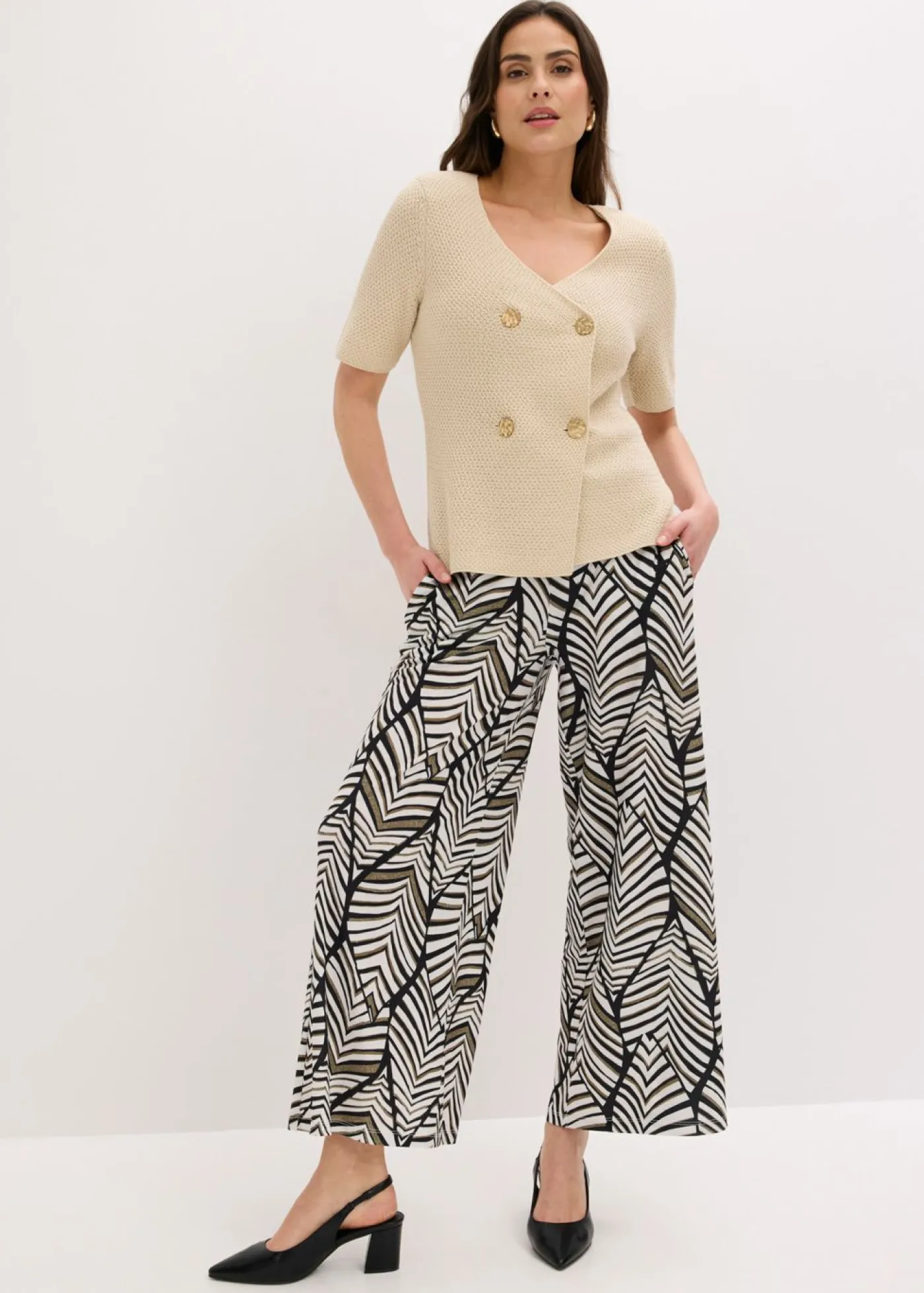 Chaqueta de punto con algodón Mujer Jerséis|Novedades