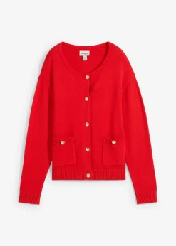 Chaqueta de punto con bolsillos Mujer Jerséis|Ropa De Punto